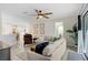 Comfortable living room featuring neutral decor and an open layout at 6620 Paden Wheel St, Zephyrhills, FL 33541