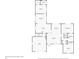 Detailed floor plan showcasing the layout and dimensions of rooms in the house at 7018 Arbor View Ln, New Port Richey, FL 34653
