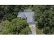 Roof shot of home featuring a metal roof and surrounded by mature trees at 1110 Mercer Loop, Plant City, FL 33567
