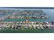 Gorgeous aerial view of a waterfront home with private dock and serene canal access at 11225 4Th E St, Treasure Island, FL 33706