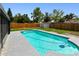 Backyard swimming pool with a pool cleaning system at 1320 Oak Valley Dr, Seffner, FL 33584