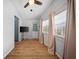 Bright and airy bedroom with neutral decor and hardwood flooring at 3333 26Th E Ave # 1090, Bradenton, FL 34208