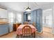 Cozy dining room adjacent to the kitchen with built-in cabinets at 3333 26Th E Ave # 1090, Bradenton, FL 34208