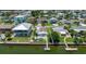Waterfront home with a private dock, landscaping, and stunning water views at 4059 Orient Dr, Hernando Beach, FL 34607