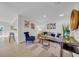 A beautifully decorated living room featuring modern furniture and stylish decor at 4059 Orient Dr, Hernando Beach, FL 34607