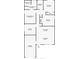Detailed floor plan showcasing the layout of the home, including dimensions for each room and closet at 456 Summer Sails Dr, Valrico, FL 33594