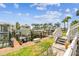 Boat dock with lifts and lush landscaping at 4984 Beach Se Dr # B, St Petersburg, FL 33705