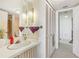 Bathroom featuring vanity and linen closet at 5200 Brittany S Dr # 1501, St Petersburg, FL 33715