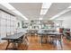 Bright craft room with ample storage, large tables, and natural lighting, perfect for hobbies at 5200 Brittany S Dr # 1501, St Petersburg, FL 33715
