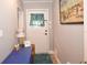 Charming entryway featuring a bright white door and a cozy, welcoming atmosphere at 5628 2Nd N Ave, St Petersburg, FL 33710