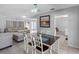 Open floorplan with view of the living room. Features table with seating for four at 9109 134Th Way, Seminole, FL 33776