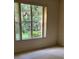 Bedroom view from window, showcasing lush tropical greenery at 12749 Aston Creek Dr, Tampa, FL 33626