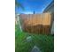 Wooden gate in the backyard at 1521 Atami Ct, Wesley Chapel, FL 33544