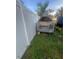 Chicken coop in the backyard at 1521 Atami Ct, Wesley Chapel, FL 33544