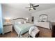 Comfortable main bedroom featuring neutral decor and ample natural light at 1827 Trillium Blvd, Brooksville, FL 34604