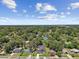 Wide aerial view showcases property nestled amongst lush green surroundings, highlighting the expansive neighborhood at 1914 E Chelsea St, Tampa, FL 33610