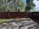 View of the backyard featuring a privacy fence at 222 Spring Lake Hwy, Brooksville, FL 34602