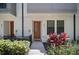 Well-maintained townhouse with modern design and inviting landscaping at 2511 N Grady Ave # 43, Tampa, FL 33607
