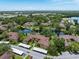 Aerial view of the community with lush landscaping, water views and convenient parking at 2681 Sabal Springs Cir # 204, Clearwater, FL 33761