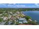 Aerial view of a property with water access at 2800 Coffee Pot Ne Blvd, St Petersburg, FL 33704