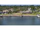 Waterfront houses line the street, each with their own boat dock and serene views at 2800 Coffee Pot Ne Blvd, St Petersburg, FL 33704
