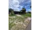 Single-story home features a screened-in porch and a driveway, set against a backdrop of lush greenery at 5631 23Rd S Ave, Gulfport, FL 33707