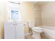 Cozy bathroom featuring a vanity, toilet, and shower/tub at 6332 Newtown Cir # 32B2, Tampa, FL 33615