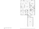 Floor plan layout with dimensions including the living room, kitchen, dining room, and bedrooms at 897 Lantern Way, Clearwater, FL 33765