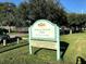 Apollo Beach Park sign in front of tennis courts at 916 Bunker View Dr, Apollo Beach, FL 33572