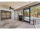 Covered lanai offers views of the screened pool and backyard at 13991 Coronado Dr, Spring Hill, FL 34609