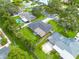 Beautiful aerial view of the property showing a well-maintained lawn and established landscaping at 1723 Cypress Ave, Belleair, FL 33756