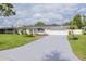 Charming single-story home with a long driveway and a basketball hoop out front at 1723 Cypress Ave, Belleair, FL 33756