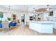 Bright open-concept living area combining living, dining, and kitchen space at 17302 Stetson Ln, Odessa, FL 33556