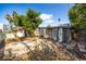 Lawn featuring shed and sitting area at 19109 2Nd St, Indian Shores, FL 33785