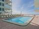 Enjoy a refreshing swim in this inviting pool with ocean views, perfect for relaxation and recreation at 19440 Gulf Blvd # 301, Indian Rocks Beach, FL 33785