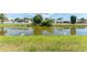 Backyard view of the property backing up to a canal at 4016 Grayton Dr, New Port Richey, FL 34652