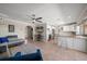 Open concept living space with kitchen, living and dining areas, creating a perfect flow at 4754 Overlook Ne Dr, St Petersburg, FL 33703