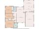 Detailed floor plan showcasing the layout of the home, including bedrooms, kitchen, living room, and garage at 5936 13Th Ave, New Port Richey, FL 34652