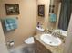 Well-maintained bathroom with vanity, sink, toilet, and mirror at 802 Brandy Wine Dr # 802, Largo, FL 33771