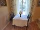 Cozy dining area features a table with seating for two, lovely view of the community at 802 Brandy Wine Dr # 802, Largo, FL 33771