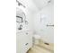 Modern bathroom featuring a vanity and a window at 9445 Cardy St, New Port Richey, FL 34654