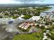 Aerial view of the condos at 10196 Seminole Island Dr with water frontage at 10196 Seminole Island Dr, Largo, FL 33773