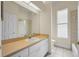 Bathroom features a single sink vanity, and a tub/shower combination at 10510 Lithia Estates Dr, Lithia, FL 33547
