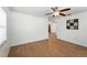 Inviting dining area with stylish hardwood floors, modern lighting, and easy access to other living spaces at 1116 W Kirby St, Tampa, FL 33604
