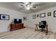 Functional home office with hard surface flooring and stylish decor at 1868 Lombardy Dr, Clearwater, FL 33755