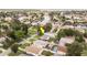 Aerial view showcases the property's location in a neighborhood with water access at 1882 Maryland Ne Ave, St Petersburg, FL 33703