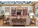 Bright living room features built-in shelves, comfortable seating, and stylish decor at 20244 Merry Oak Ave, Tampa, FL 33647