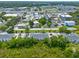 Aerial view of multi-unit residential complex situated across from shopping and entertainment at 2066 Sun Down Dr, Clearwater, FL 33763