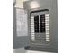 Electrical panel with labeled breakers for appliances and lighting, ensuring easy identification and management of circuits at 2459 Columbia Dr # 39, Clearwater, FL 33763