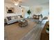 Stylishly furnished living room with modern decor, featuring wood floors and neutral tones for a comfortable appeal at 2459 Columbia Dr # 39, Clearwater, FL 33763
